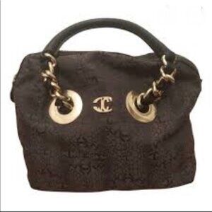 JUST CAVALLI Monogram Shoulder Bag